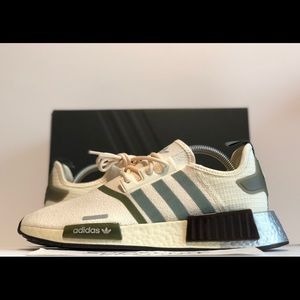 Adidas NMD_R1 “Wonder White/Focus Olive/Tech Emerald”